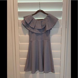 Habitual Girl’s Lou Ruffled Striped Dress